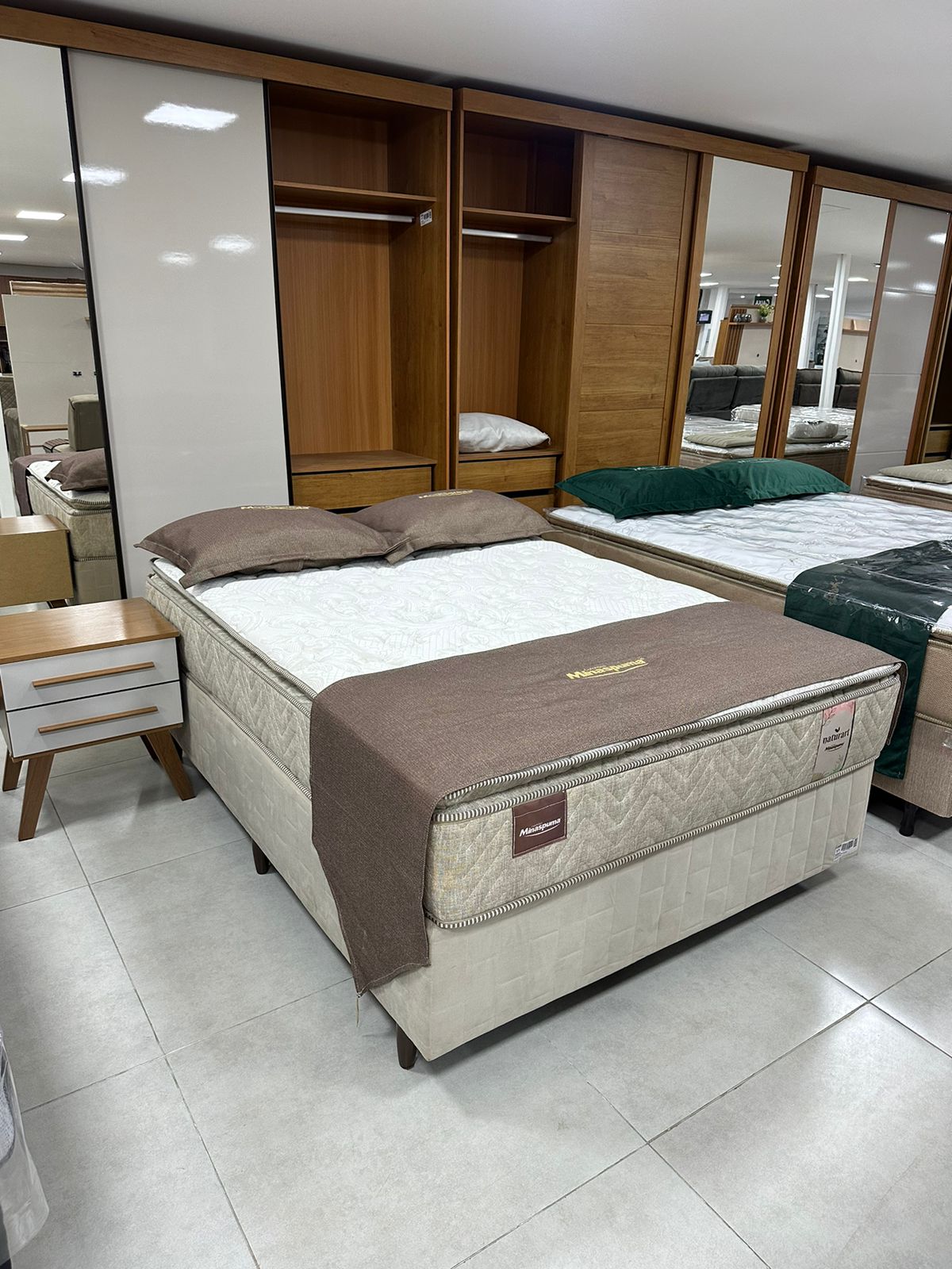 COLCHÃO MINASPUMA NATURART 138X30 BEGE