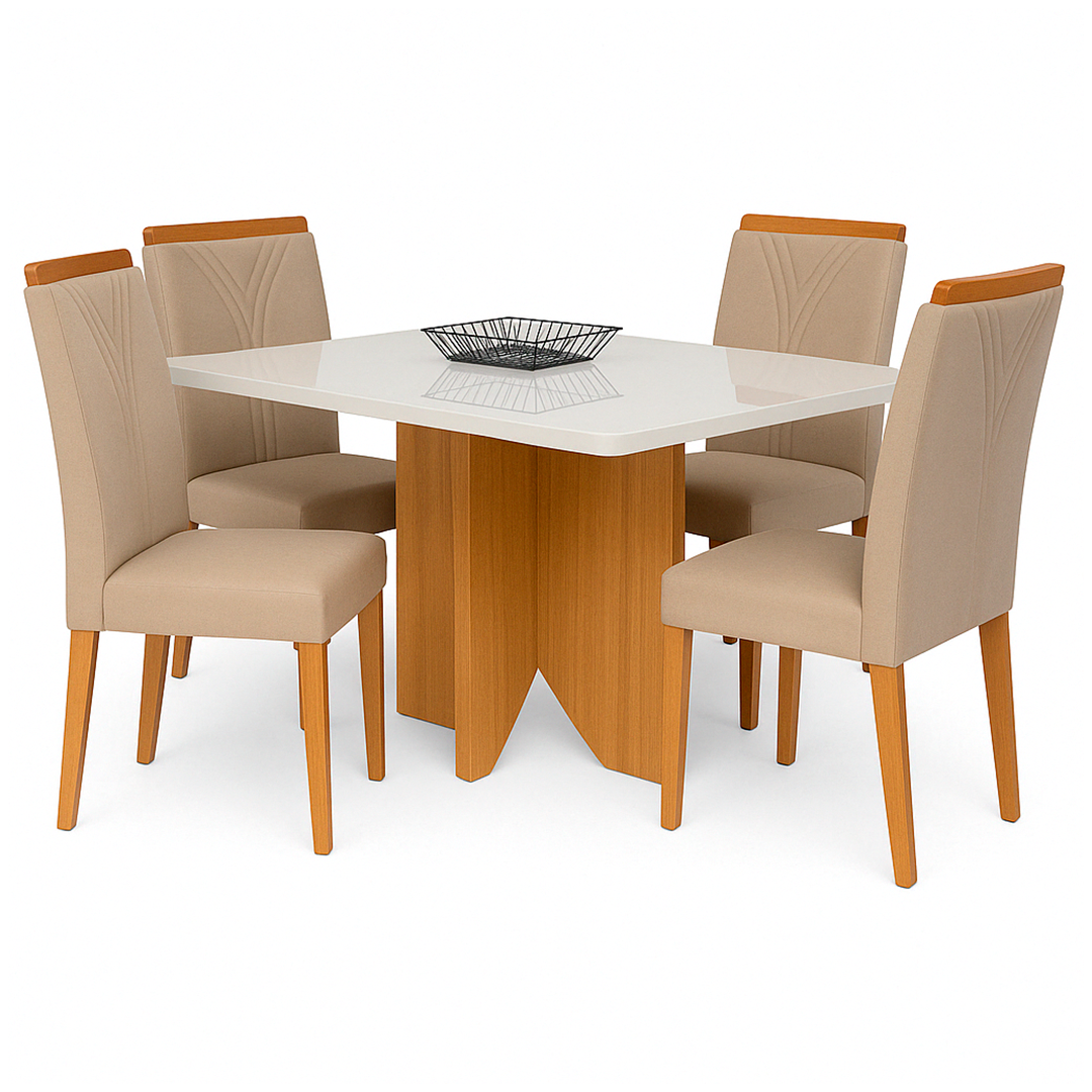 CONJUNTO DE MESA NEVADA 90x90