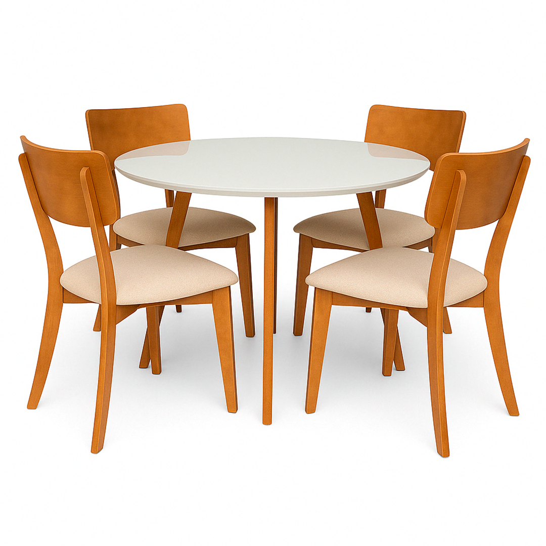 MESA REDONDA IRACI + CADEIRA ADELE