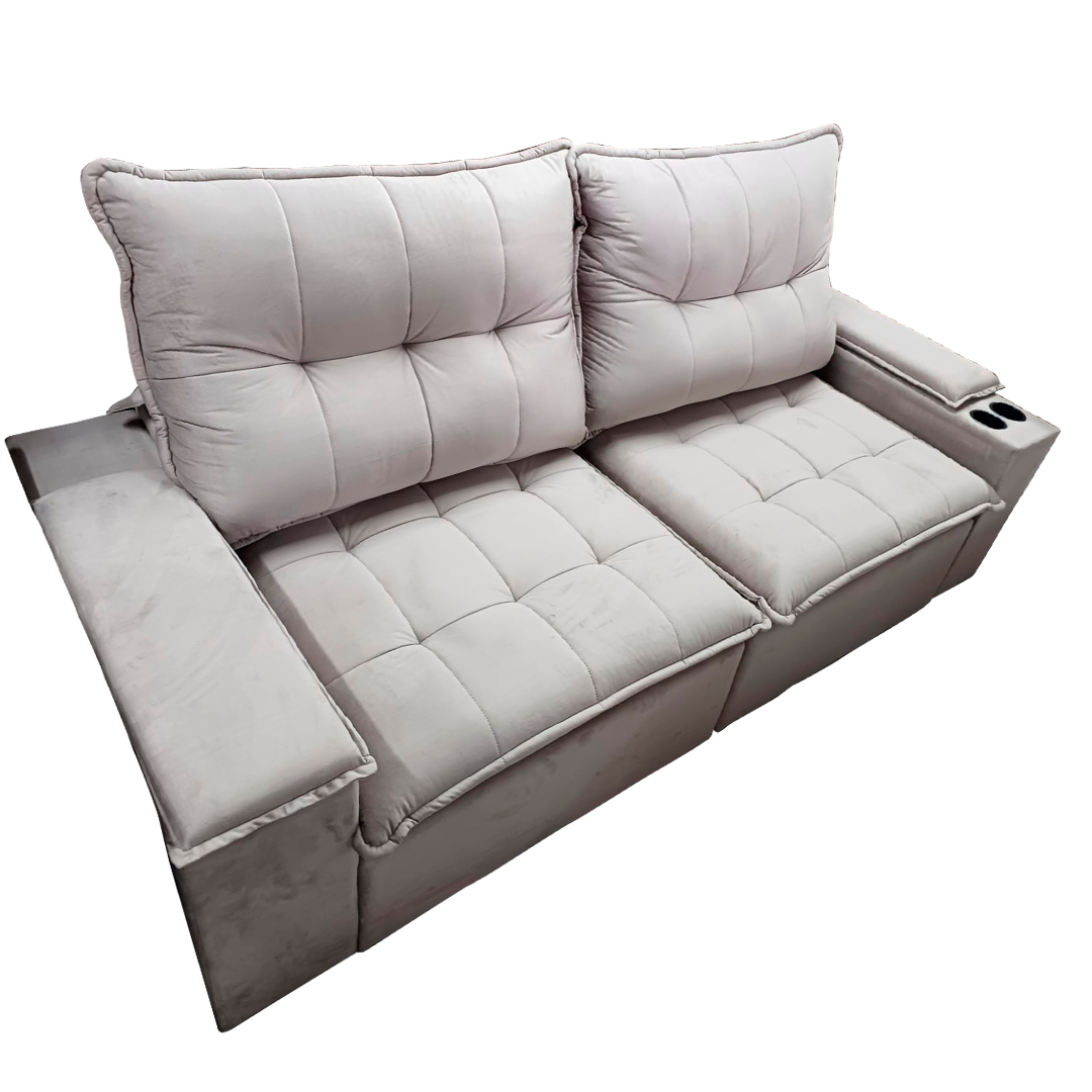 ESTOFADO LR ITÁLIA ESTOFADO ITALIA 2.25 RETRÁTIL E RECLINÁVEL