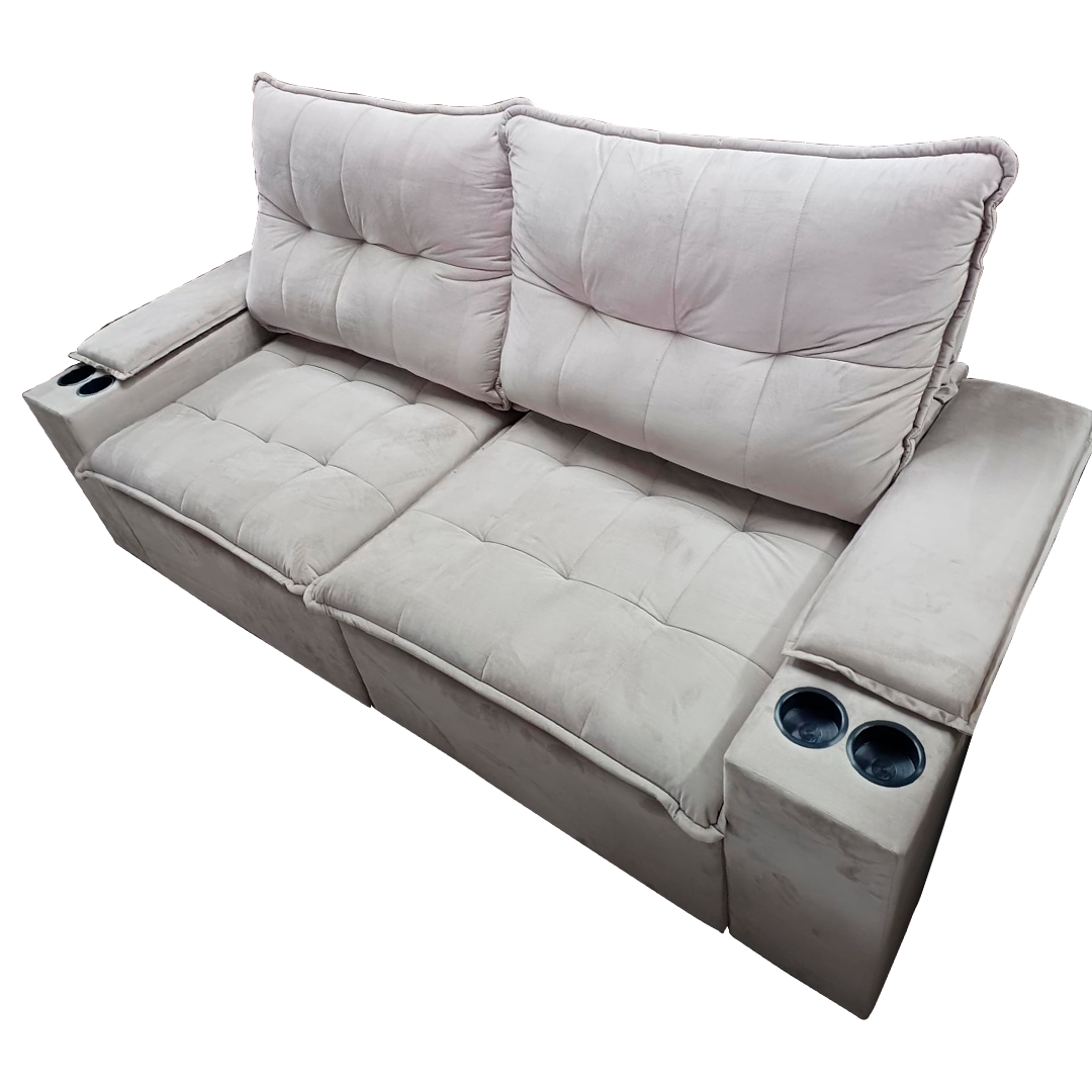 ESTOFADO LR ITÁLIA ESTOFADO ITALIA 2.25 RETRÁTIL E RECLINÁVEL